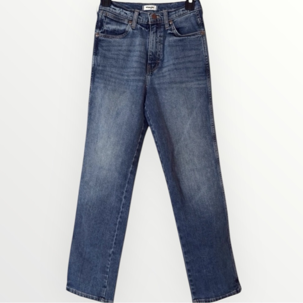 Wrangler Wild West High Rise Straight Jeans Denim Size 25